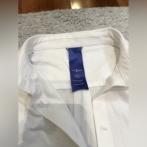 Kit and Ace White Dress Shirt Classic Long-Sleeve - Picture 3 of 6